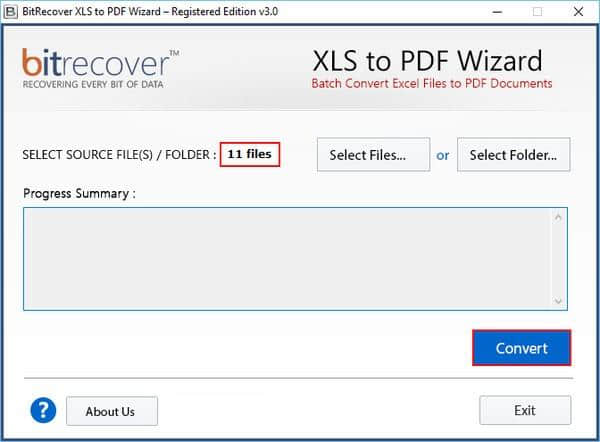 BitRecover XLS to PDF Wizard官方版下载