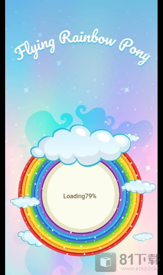 Flying Rainbow Pony