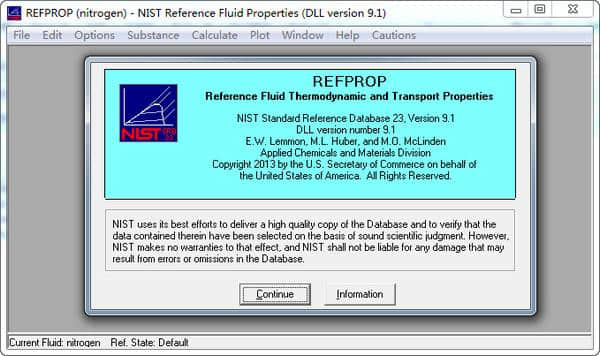 REFPROPv9.1电脑軟件